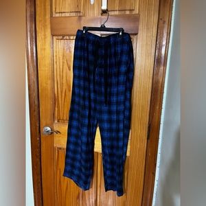 Blue/Black Plaid Pajama Pants